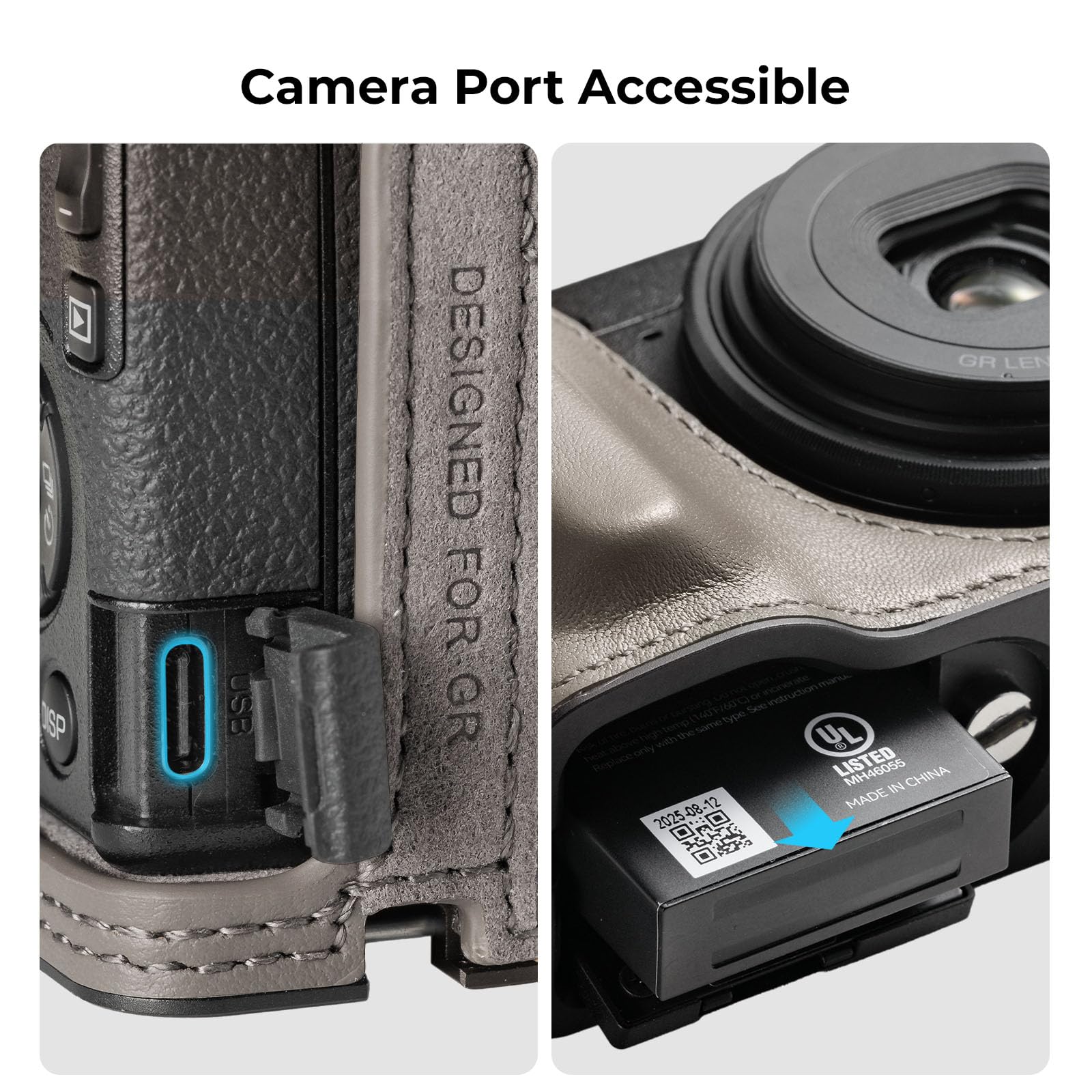 Amazon | SmallRig GR IV/GR IIIシリーズ本革ケースキット、RICOH GR